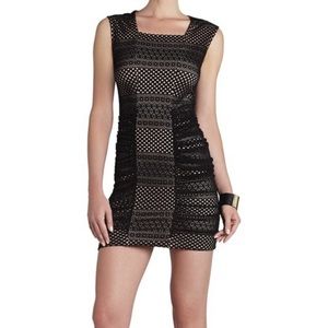 BCBGMAXAZRIA Renee Ruched Dress - Black